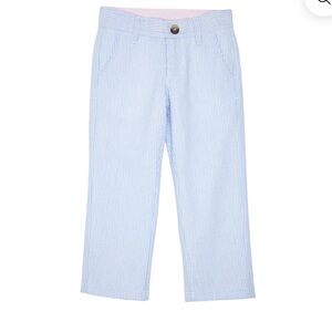 TBBC Beaufort Bonnet Company Prep School Pants- Blue Seersucker- 5T white Easter